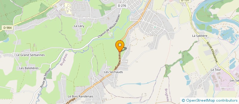 localisation de l'entreprise MONSIEUR FERNANDO RODIER  BELLERIVE-SUR-ALLIER