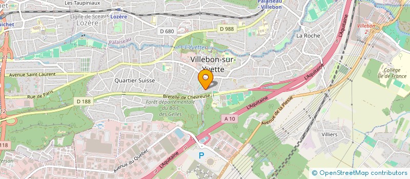 localisation de l'entreprise MONSIEUR FERNANDO RODRIGUES DE OLIVEIRA à VILLEBON-SUR-YVETTE