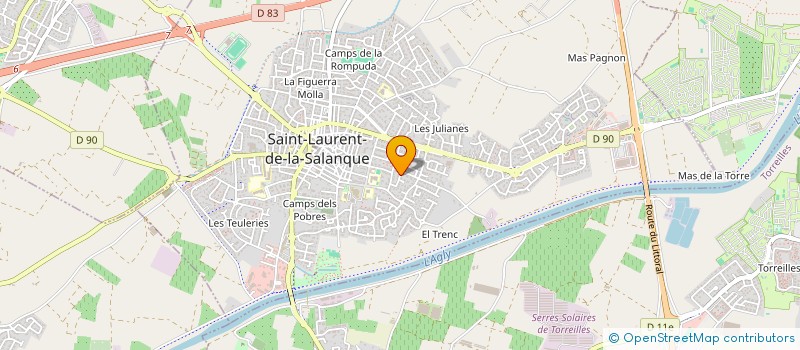 localisation de l'entreprise MONSIEUR FERNANDO RUI DE CASTRO LEITE PONCIO  SAINT-LAURENT-DE-LA-SALANQUE