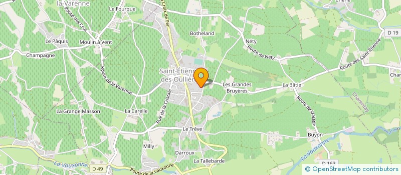 localisation de l'entreprise MONSIEUR FERNANDO SANCHEZ PARGA à SAINT-ETIENNE-DES-OULLIERES
