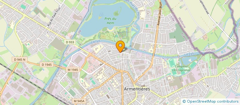 localisation de l'entreprise MONSIEUR FERNANDO SANTOS  ARMENTIERES