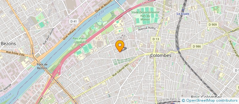 localisation de l'entreprise MONSIEUR FERNANDO SEBASTIAO à COLOMBES