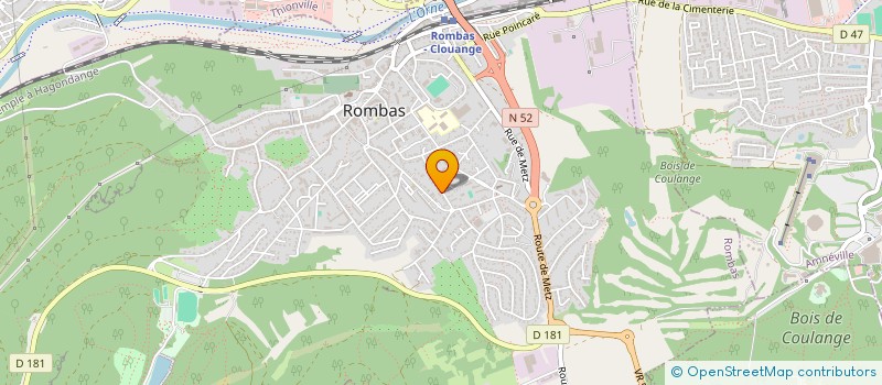 localisation de l'entreprise MONSIEUR FERNANDO TASSONE  ROMBAS