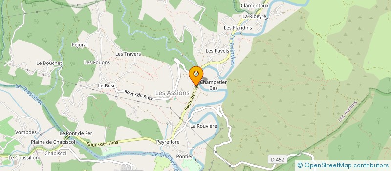 localisation de l'entreprise MONSIEUR FERNANDO TAVARES-MARQUES  LES ASSIONS