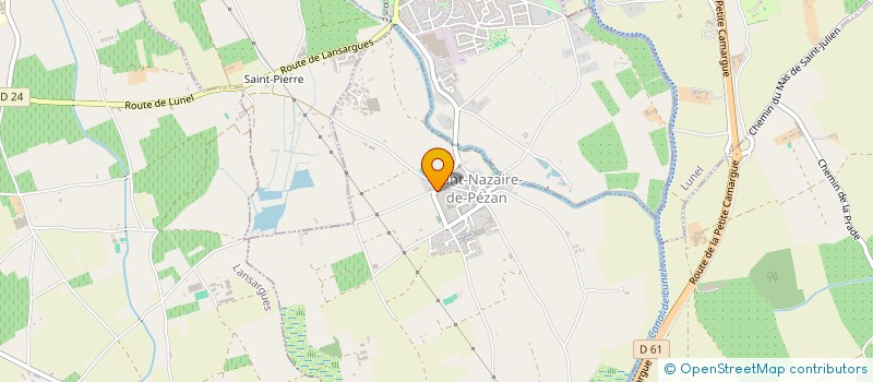 localisation de l'entreprise MONSIEUR FERNANDO UVALDO  SAINT-NAZAIRE-DE-PEZAN