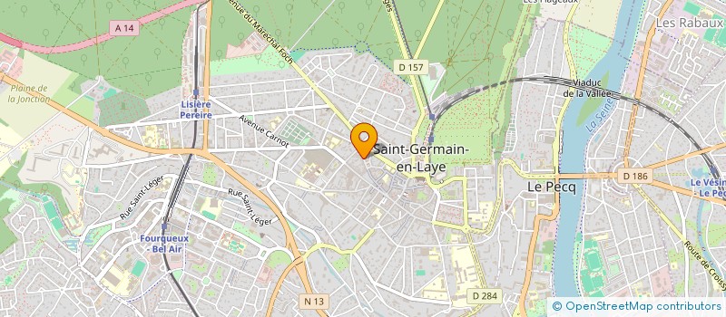 localisation de l'entreprise MONSIEUR FERNANDO VAZ PEREIRA  SAINT-GERMAIN-EN-LAYE