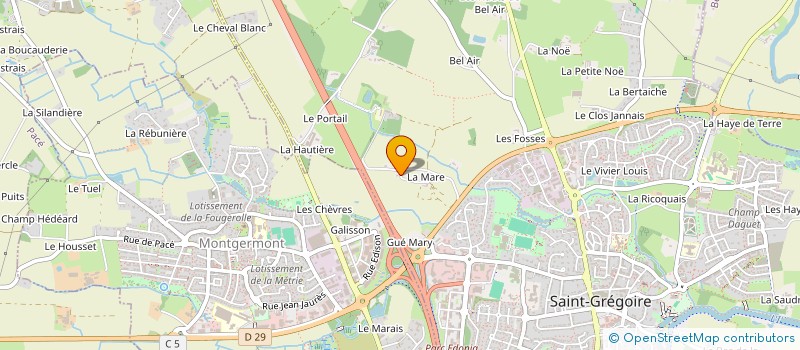 localisation de l'entreprise MONSIEUR FERNANDO VELASQUEZ ARBELAEZ à SAINT-GREGOIRE