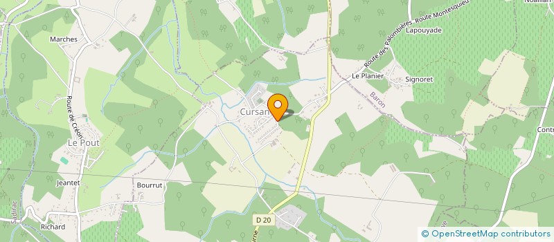 localisation de l'entreprise MONSIEUR FERNANDO VIEIRA DELGADO  CURSAN