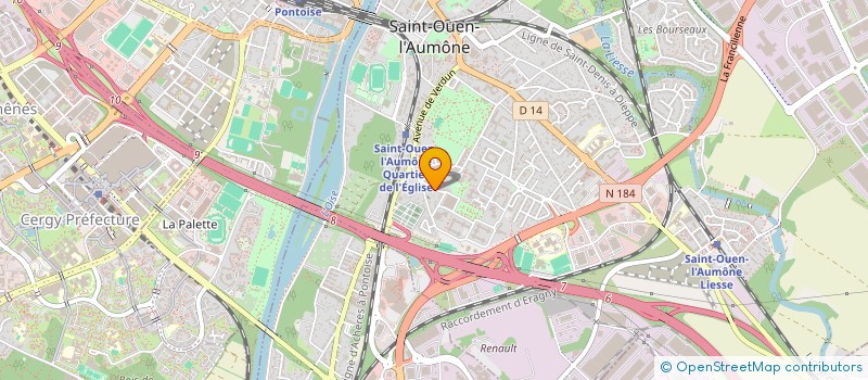 localisation de l'entreprise MONSIEUR FERNANDO VIEIRA RIBEIRO à SAINT-OUEN-L'AUMONE