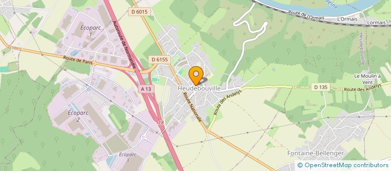 localisation de l'entreprise MONSIEUR FERNANDO WEISS  HEUDEBOUVILLE