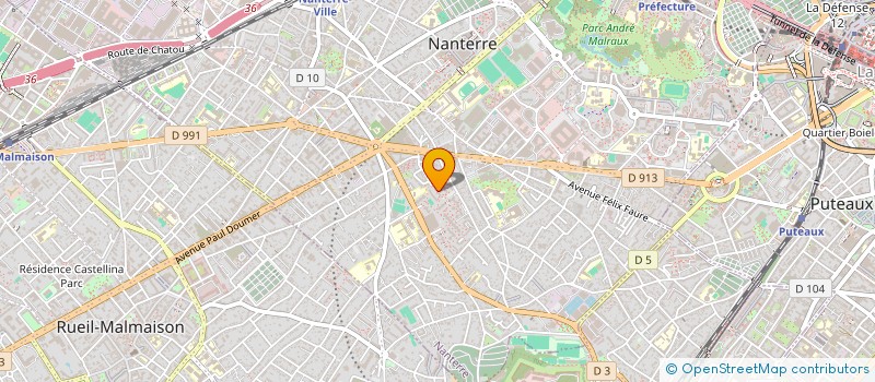 localisation de l'entreprise MONSIEUR FERNANDO XAVIER MAGALHAES HENRIQUE  NANTERRE