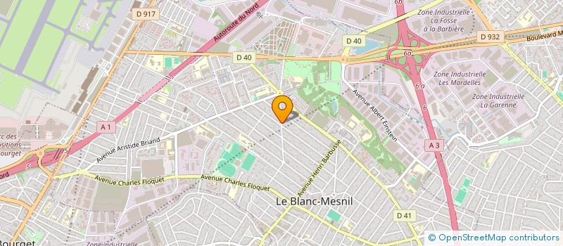 localisation de l'entreprise MONSIEUR FERNEY CHATAIN à LE BLANC-MESNIL