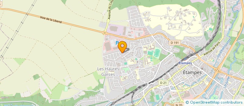 localisation de l'entreprise MONSIEUR FEROZE MOHAMED YSUF  ETAMPES