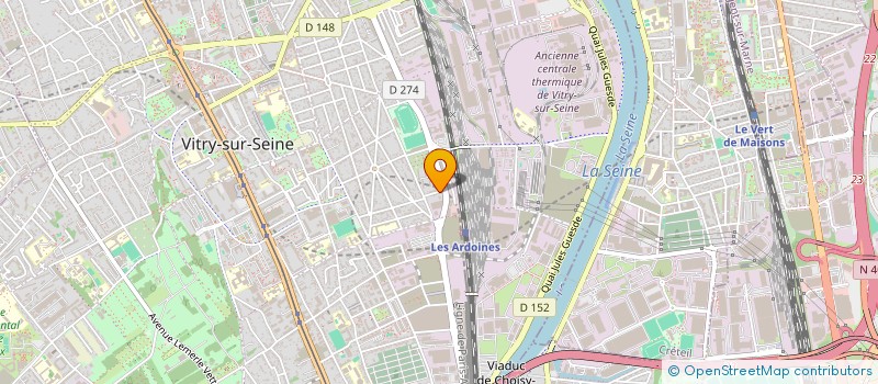 localisation de l'entreprise MONSIEUR FERREIRA IURY MARCILIO  VITRY-SUR-SEINE