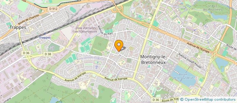 localisation de l'entreprise MONSIEUR FERREIRA RODRIGUES  MONTIGNY-LE-BRETONNEUX