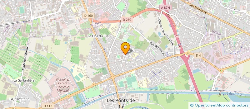 localisation de l'entreprise MONSIEUR FERREOL GONDHA NGARABOUME MONSSABA  LES PONTS-DE-CE