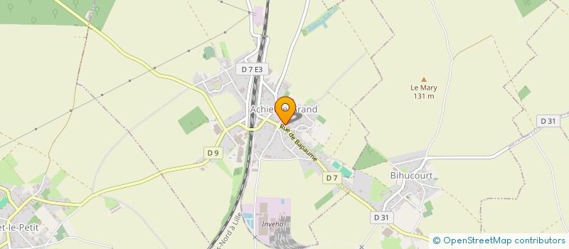 localisation de l'entreprise MONSIEUR FERREOL HONVOH  ACHIET-LE-GRAND