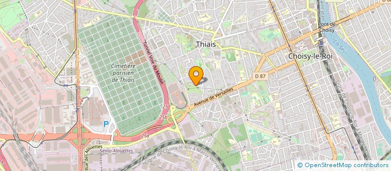 localisation de l'entreprise MONSIEUR FERRNANDO ANTOINE  THIAIS