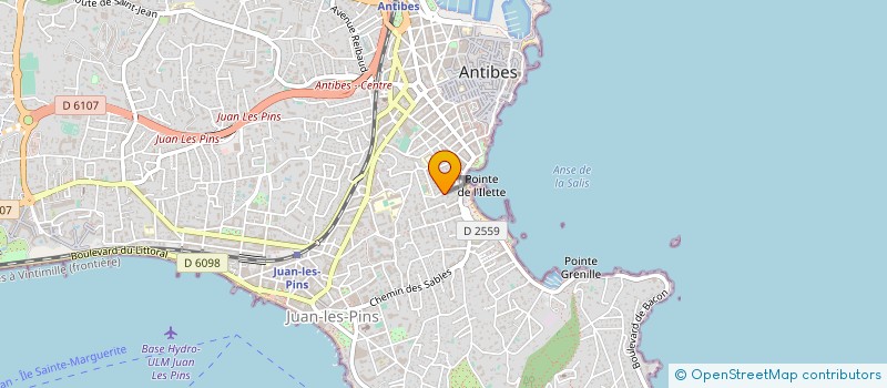 localisation de l'entreprise MONSIEUR FERRUA LEMALIN à ANTIBES