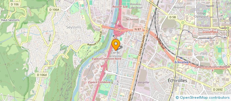 localisation de l'entreprise MONSIEUR FESLUM REXHA à ECHIROLLES