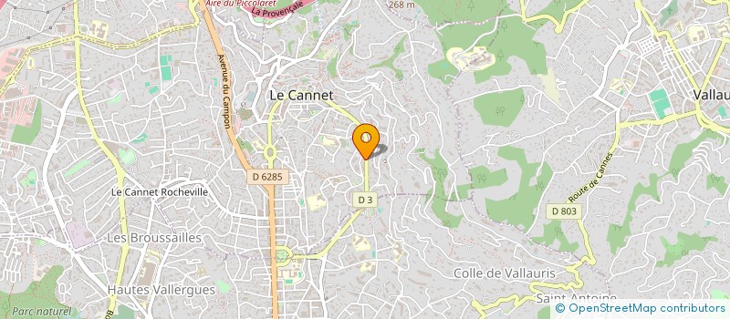 localisation de l'entreprise MONSIEUR FESSAL ZOGHLAMI à LE CANNET