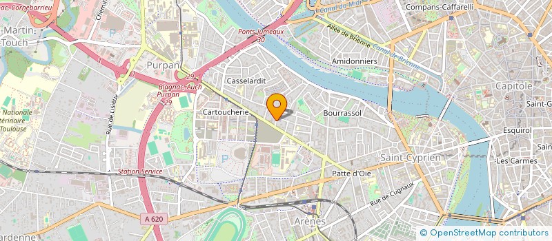 localisation de l'entreprise MONSIEUR FESSEL BELABED à TOULOUSE