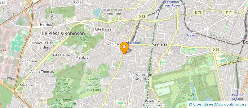 localisation de l'entreprise MONSIEUR FETH-NOUR BENDJILALI  CHATENAY-MALABRY