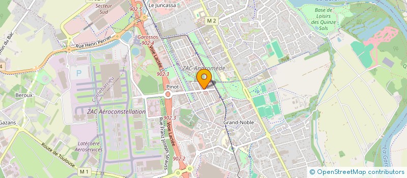 localisation de l'entreprise MONSIEUR FETH SAYEH MEDDOUR à BLAGNAC