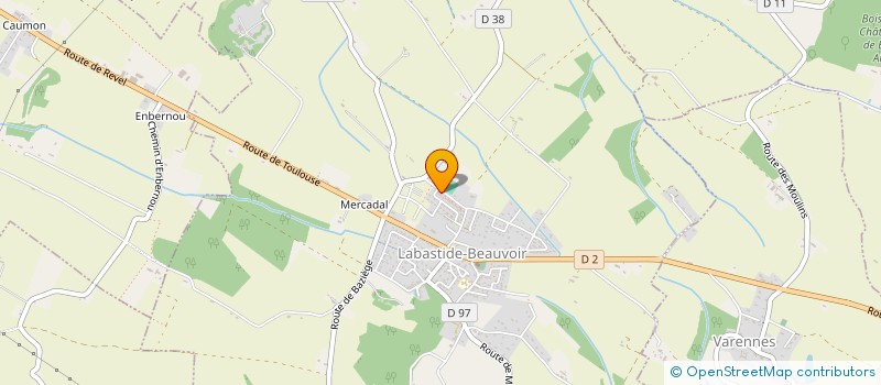 localisation de l'entreprise MONSIEUR FETHALAH DERRADJI  LABASTIDE-BEAUVOIR