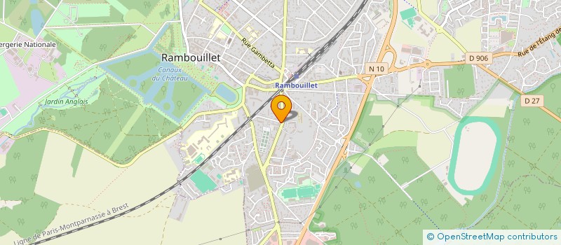 localisation de l'entreprise MONSIEUR FETHALLAH BOUHEDDADJ  RAMBOUILLET