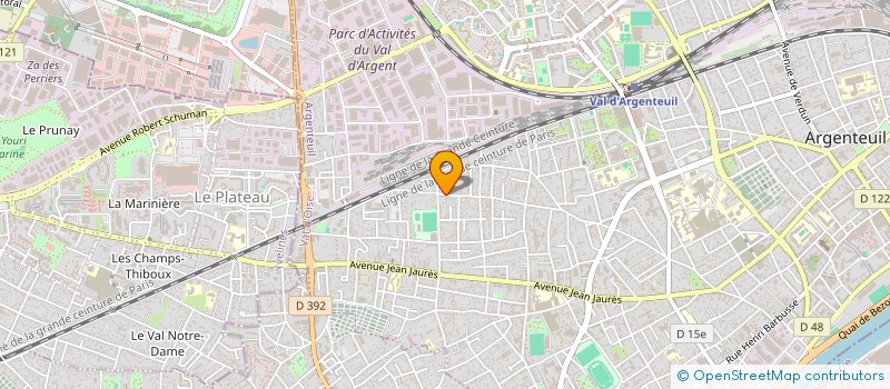 localisation de l'entreprise MONSIEUR FETHALLAH EL KORSO  ARGENTEUIL