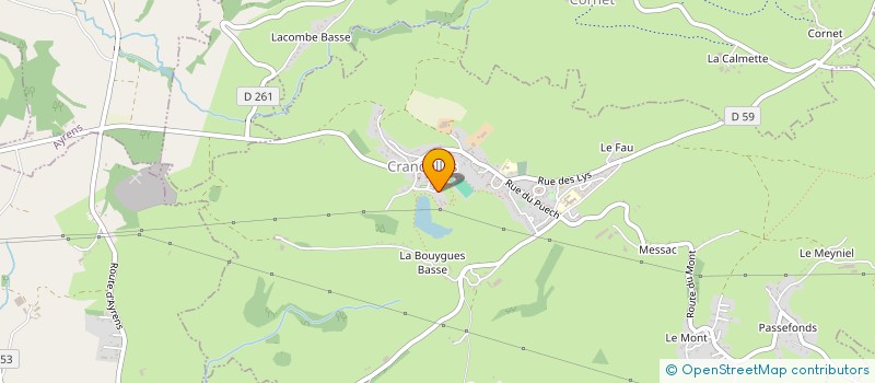 localisation de l'entreprise MONSIEUR FETHEDDINE BOUBECHICHE à CRANDELLES