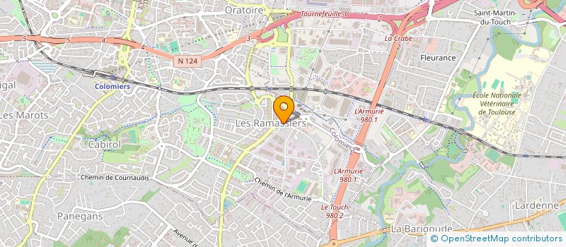 localisation de l'entreprise MONSIEUR FETHEDDINE OUZAA à COLOMIERS