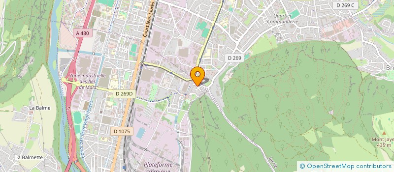 localisation de l'entreprise MONSIEUR FETHI AMOR  LE PONT-DE-CLAIX