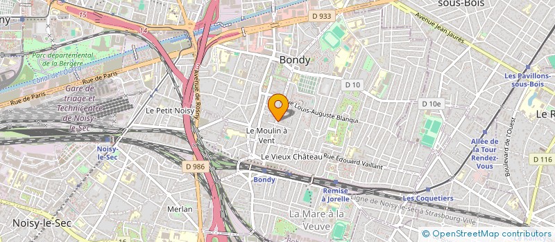 localisation de l'entreprise MONSIEUR FETHI ANSEUR  BONDY