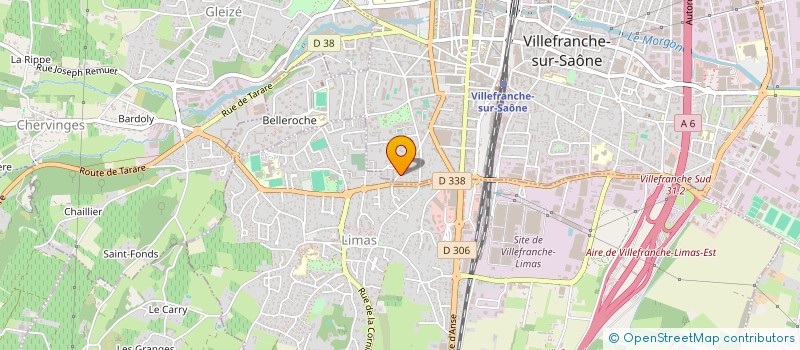 localisation de l'entreprise MONSIEUR FETHI BELBACHIR à VILLEFRANCHE-SUR-SAONE