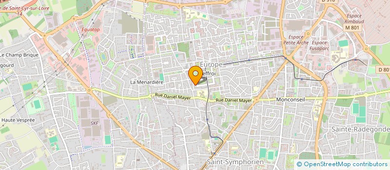 localisation de l'entreprise MONSIEUR FETHI BENNAMA  TOURS