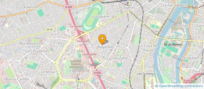 localisation de l'entreprise MONSIEUR FETHI BOUAKLECH à TOULOUSE