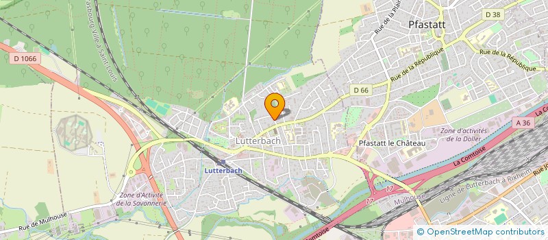 localisation de l'entreprise MONSIEUR FETHI BOUBEKRA  LUTTERBACH