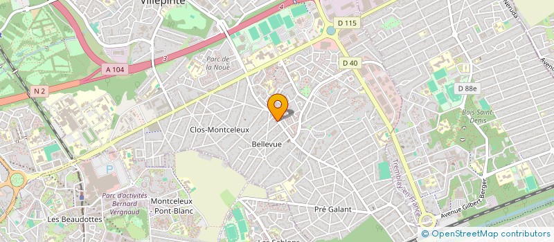 localisation de l'entreprise MONSIEUR FETHI BRAIK  VILLEPINTE