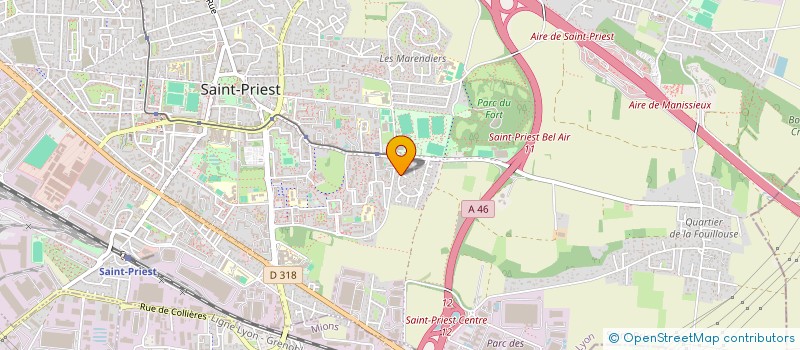 localisation de l'entreprise MONSIEUR FETHI CHAREF  SAINT-PRIEST