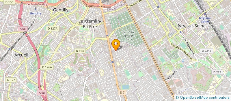localisation de l'entreprise MONSIEUR FETHI CHERIF à LE KREMLIN-BICETRE