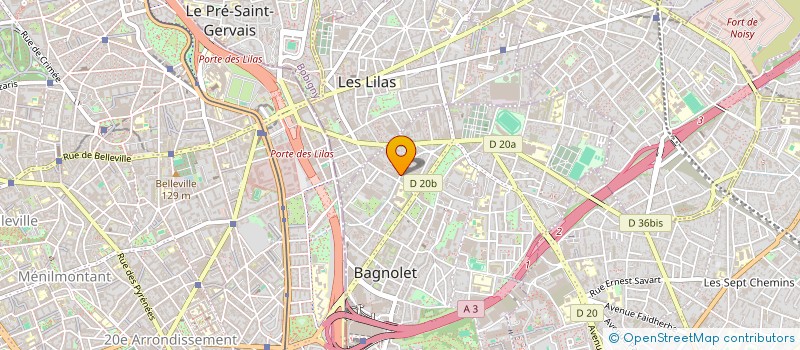 localisation de l'entreprise MONSIEUR FETHI GARA  BAGNOLET