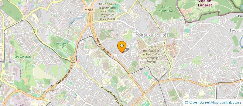 localisation de l'entreprise MONSIEUR FETHI HALLEL à MONTPELLIER