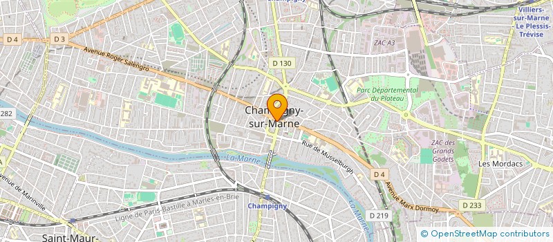 localisation de l'entreprise MONSIEUR FETHI HAMICI  CHAMPIGNY-SUR-MARNE