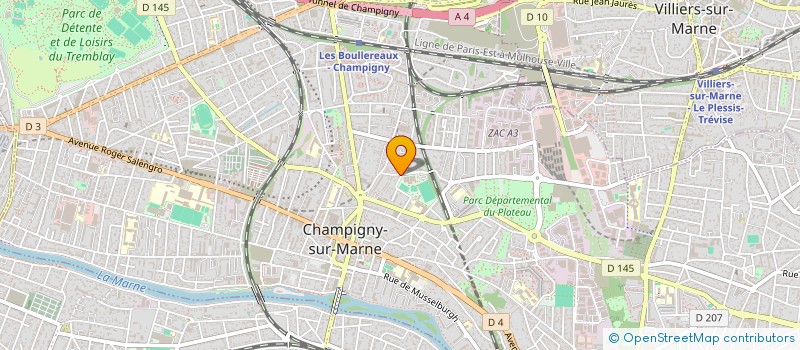 localisation de l'entreprise MONSIEUR FETHI HAMILA à CHAMPIGNY-SUR-MARNE