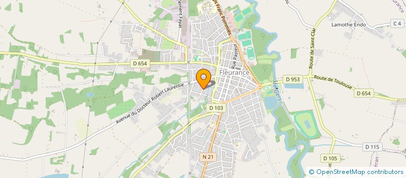 localisation de l'entreprise MONSIEUR FETHI KEDIRI  FLEURANCE