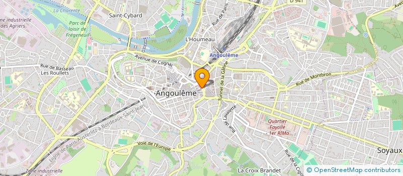 localisation de l'entreprise MONSIEUR FETHI KELKOULI à ANGOULEME
