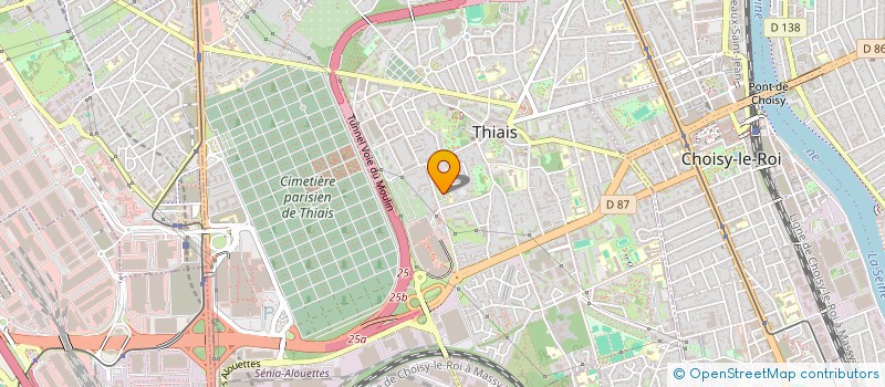 localisation de l'entreprise MONSIEUR FETHI KROUNA  THIAIS