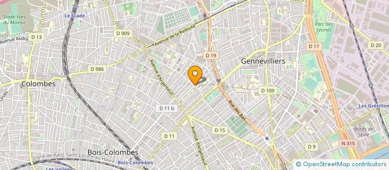 localisation de l'entreprise MONSIEUR FETHI MEJRI  ASNIERES-SUR-SEINE